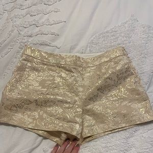 Cream high waisted J.Crew shorts